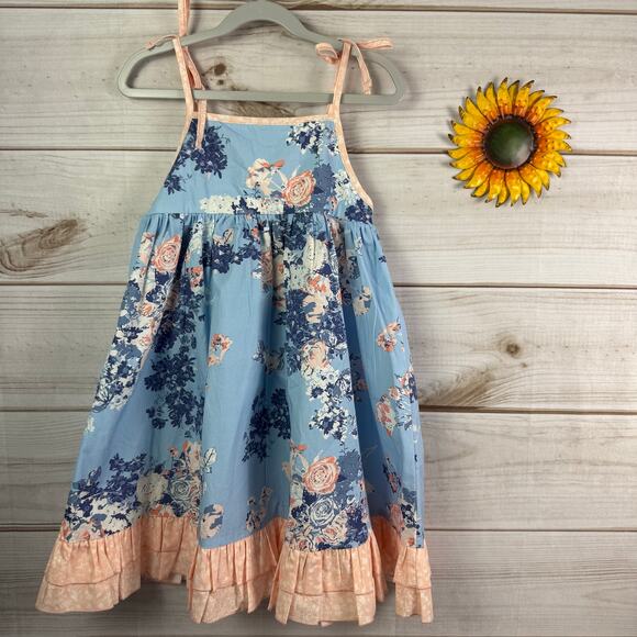 cheeky plum new girls stella dress blue moon size 8 - Picture 1 of 5